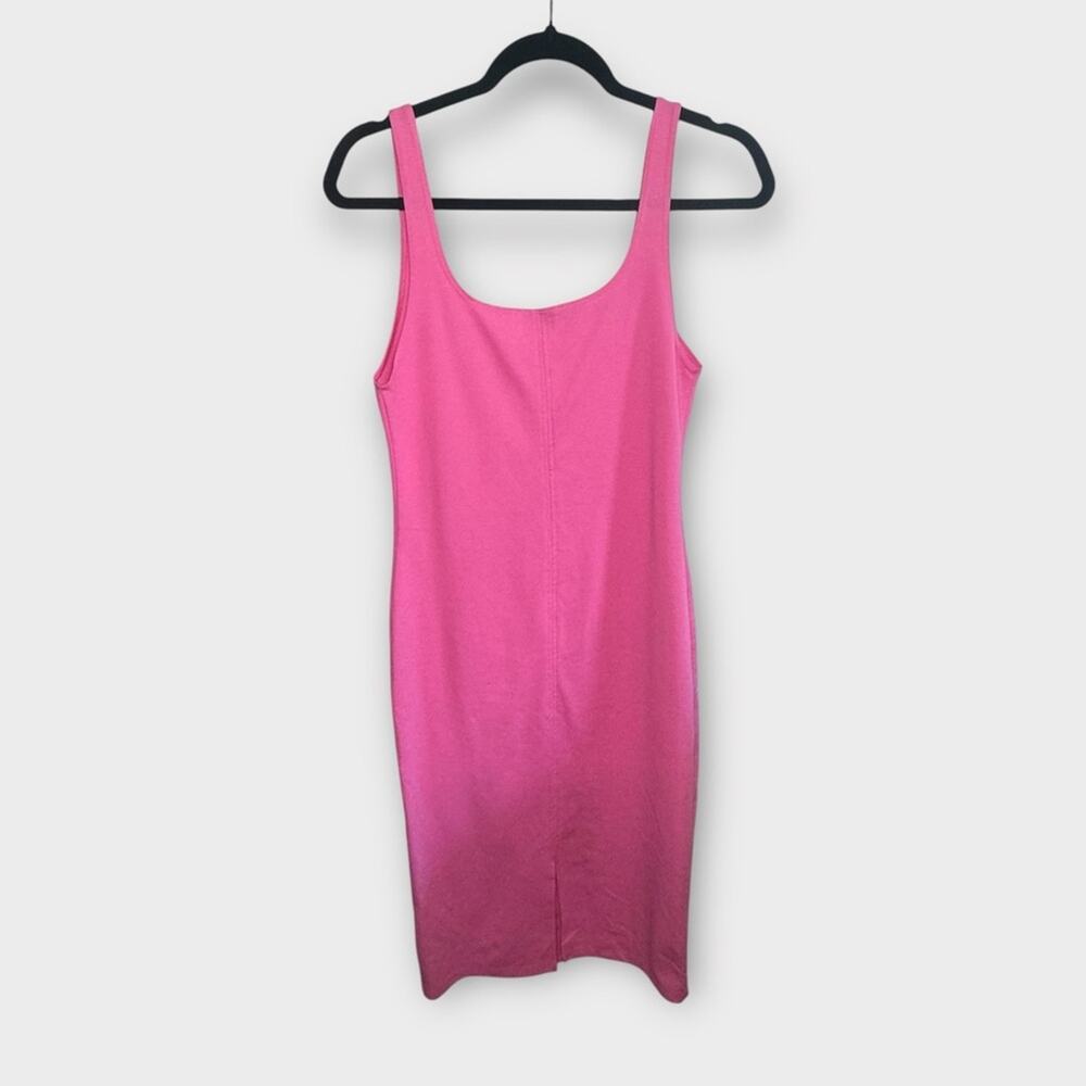 Zara Bright Pink Midi Tank Dress - Picture 4 of 5